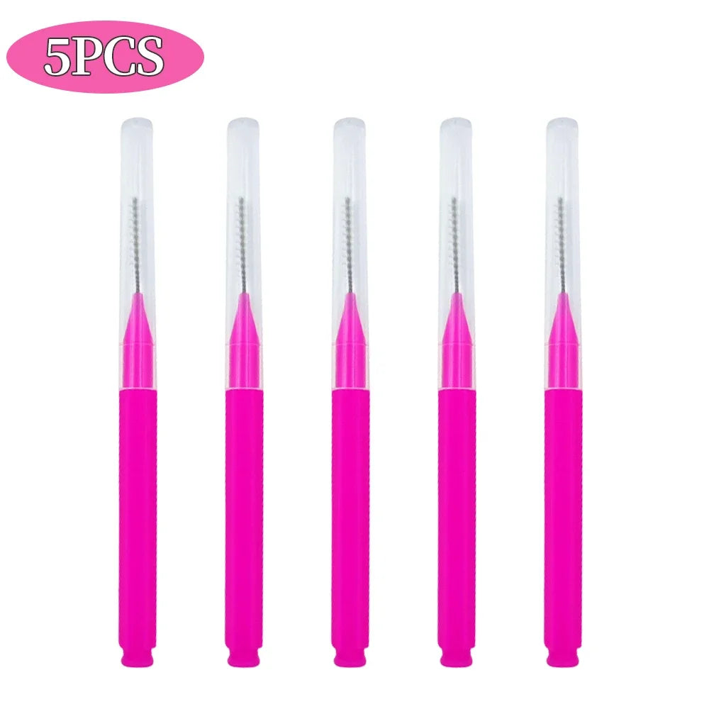 5/10/50pcs Mini Disposable Brow & Lash Brushes