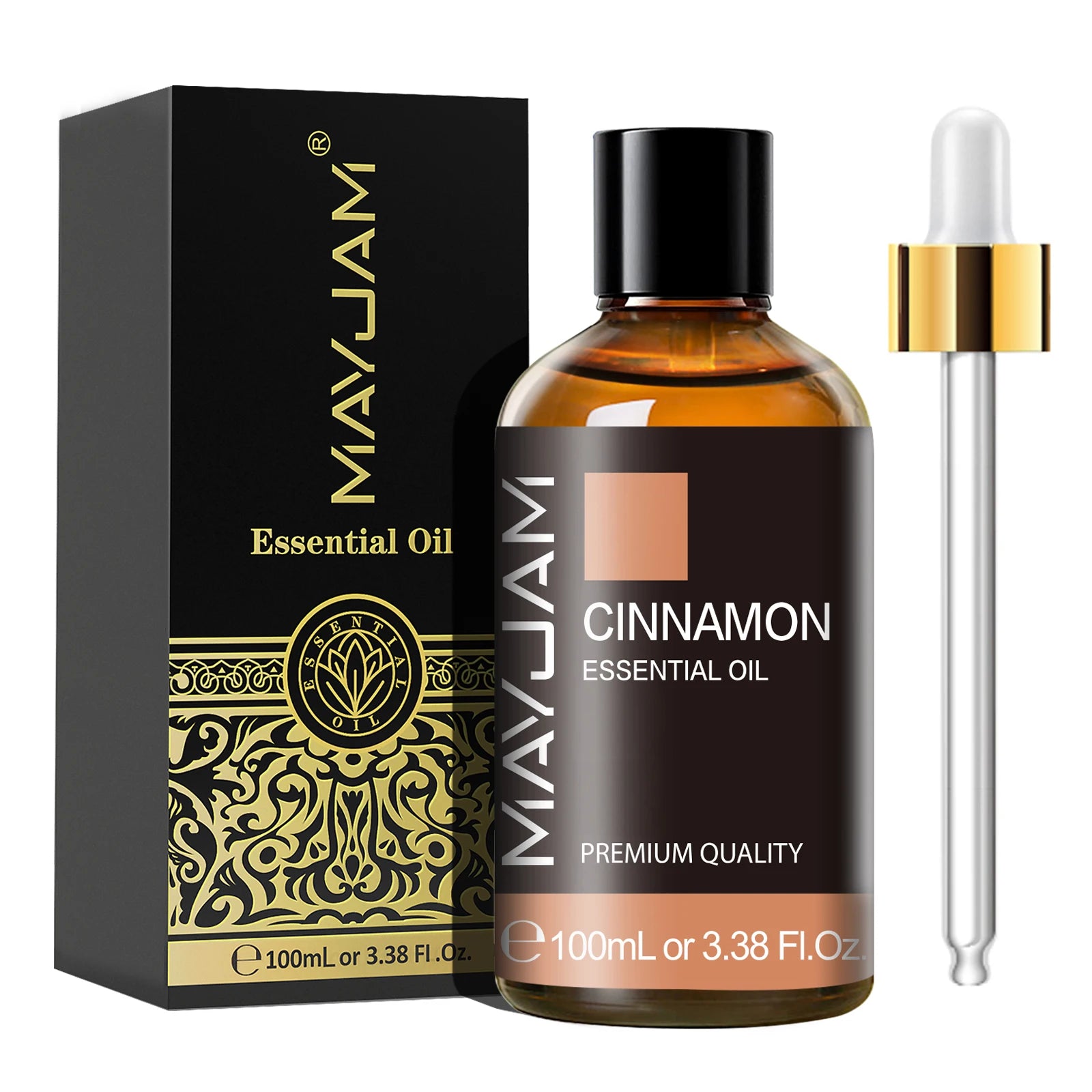 MAYJAM 100ML Essential Oil with Dropper – Sandalwood, Lavender, Eucalyptus, Vanilla