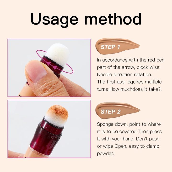 USHAS 12-Color Liquid Concealer – Moisturizing, Long-Lasting & Multi-Use