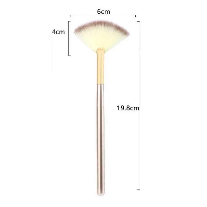 5pcs Soft Fan Brushes – Facial Applicator Tools