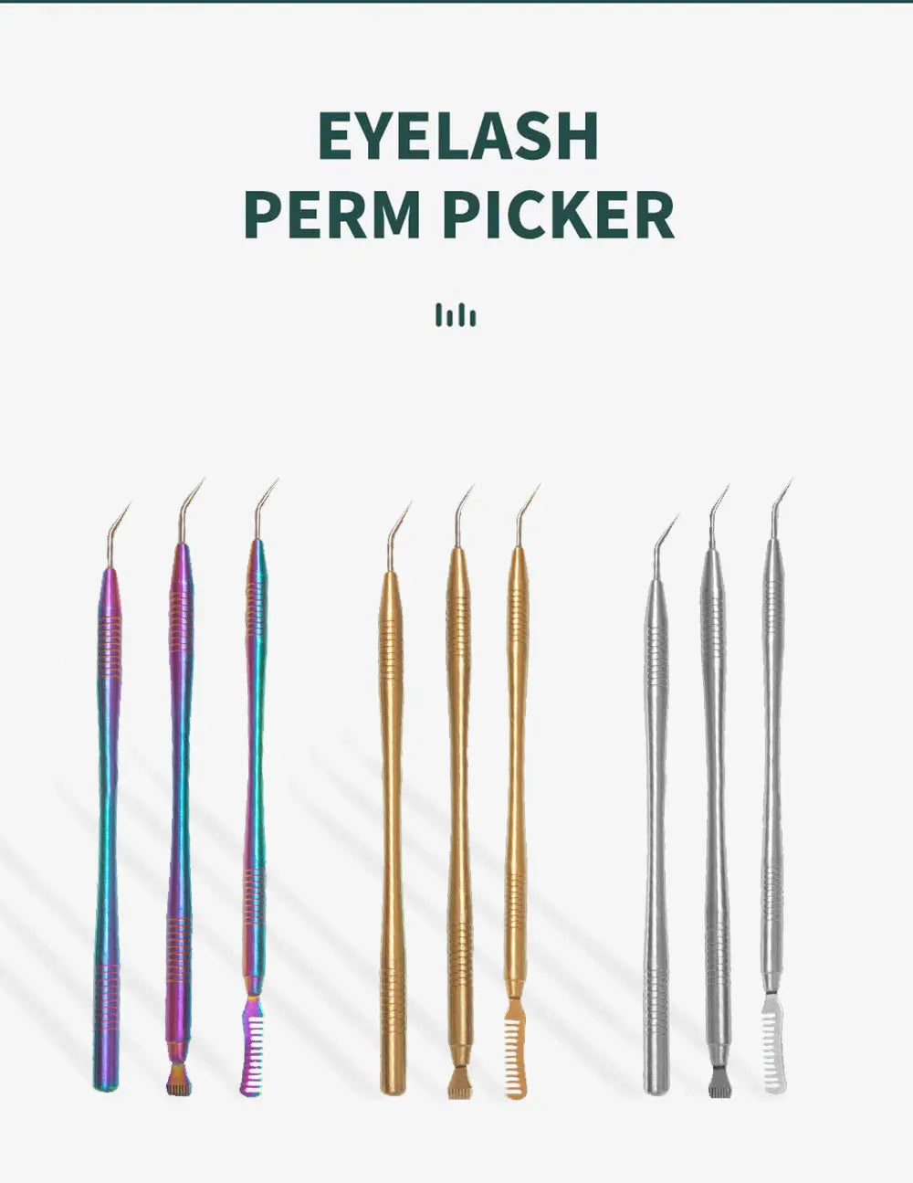 Stainless Steel Lash Lift Perming Stick & Comb