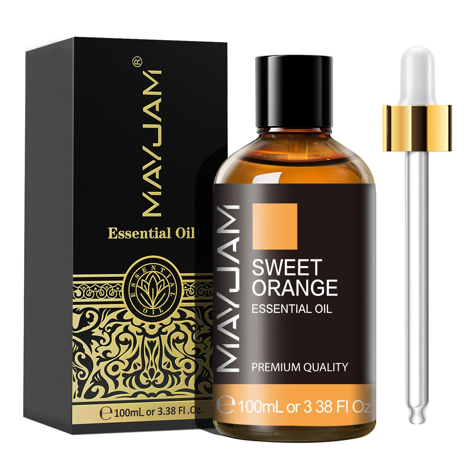 MAYJAM 100ML Essential Oil with Dropper – Sandalwood, Lavender, Eucalyptus, Vanilla