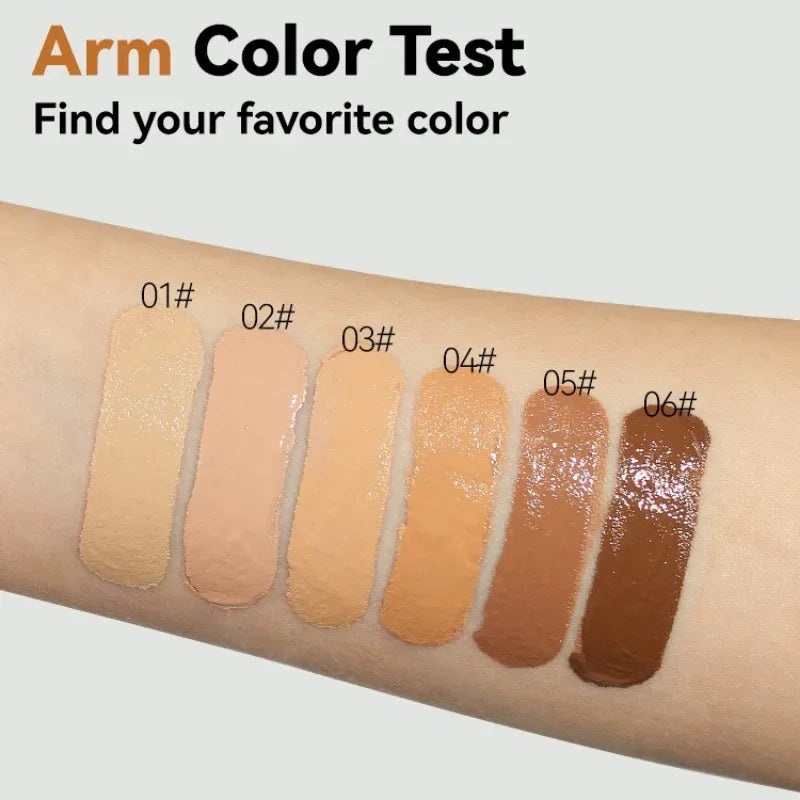 Matte Full Coverage Foundation Cream – Oil-Control, Waterproof & Long-Lasting