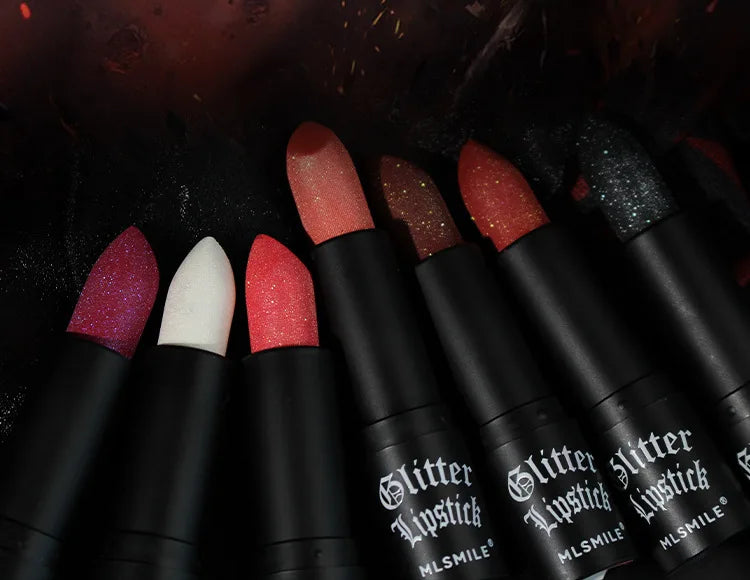 7-Color Glitter Waterproof Metallic Lipstick