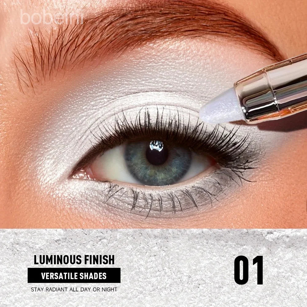 Double-Ended Eyeshadow Stick – Matte & Glitter, Waterproof & High Pigment