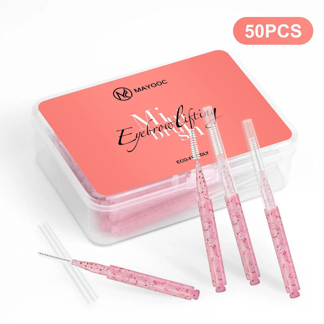 5/10/50pcs Mini Disposable Brow & Lash Brushes