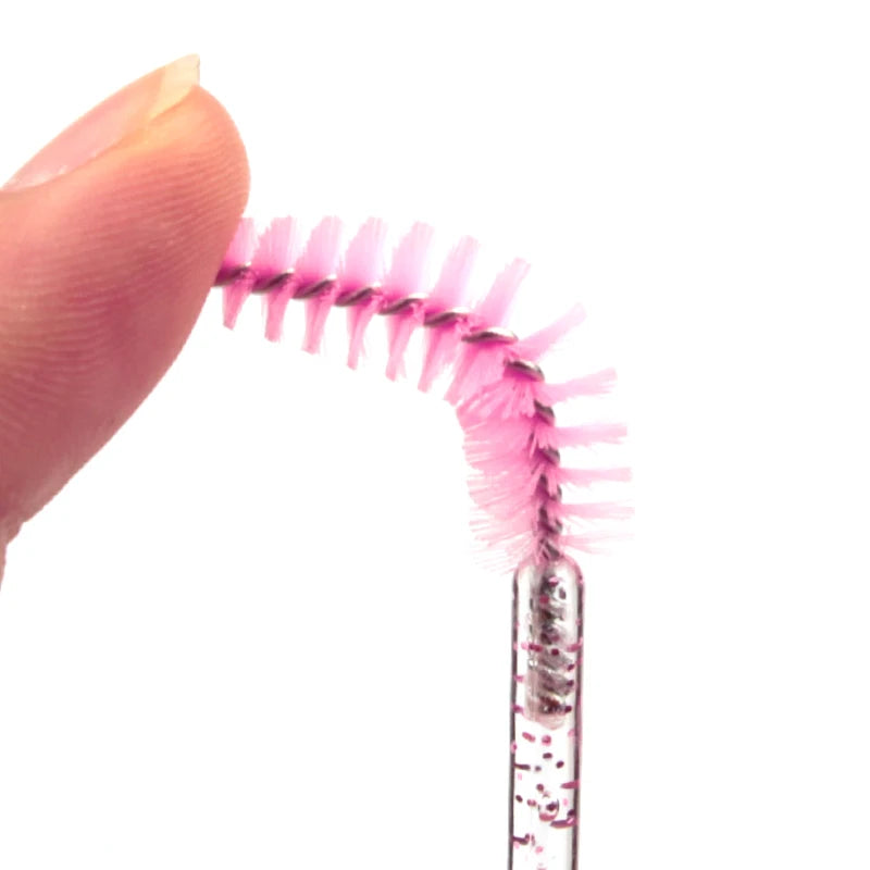 5/25/50pcs Crystal Eyelash Brush Applicators