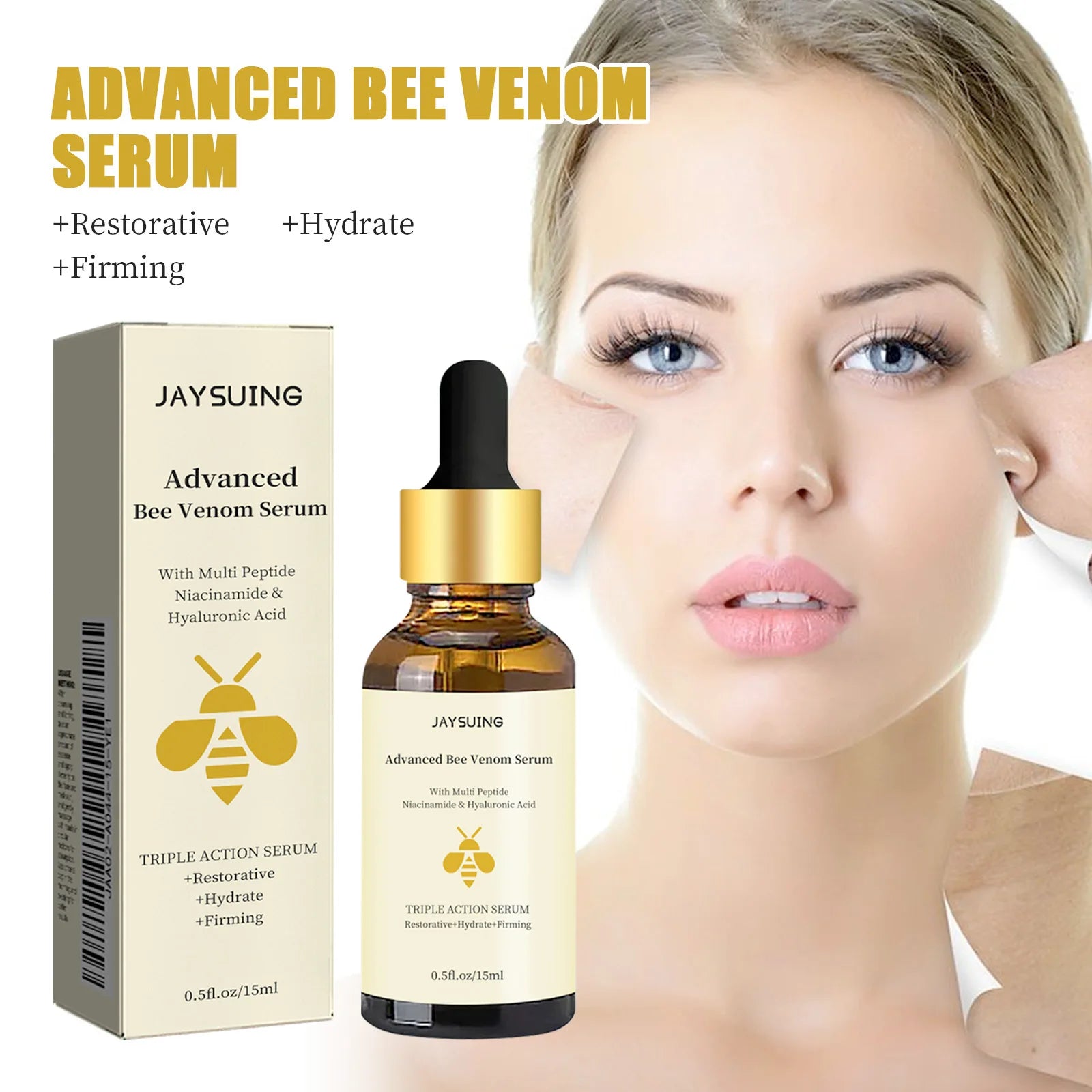 1/2/3pcs Bee Venom Face Serum – Anti-Wrinkle Essence