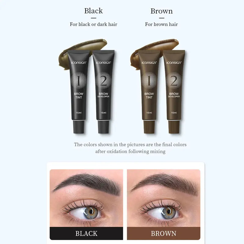 Waterproof Eyelash & Eyebrow Tint Dye Kit