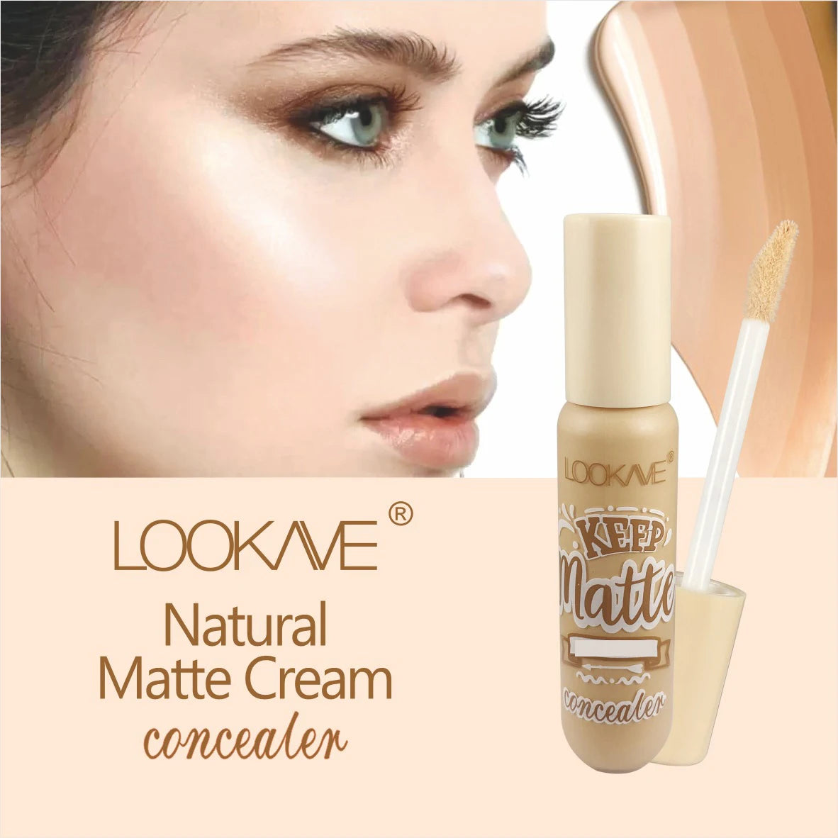 6-Color Liquid Concealer Stick – Full Coverage & Matte Finish Foundation