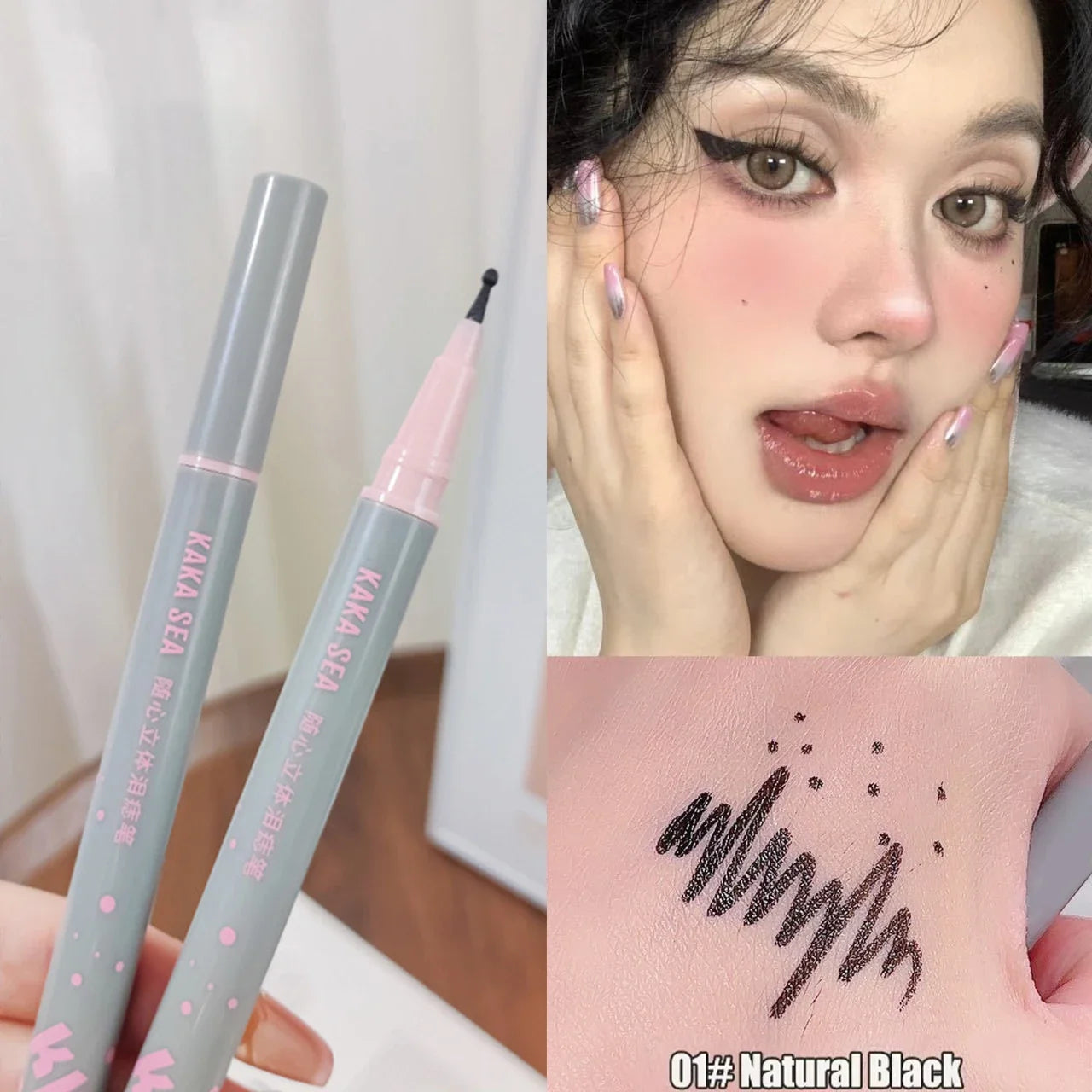 Freckles Pen Waterproof Natural Simulation Fake Spot Moles Cosmetic Tool Durable Dot Spot Pen Embellishment Makeup Face Eyeliner