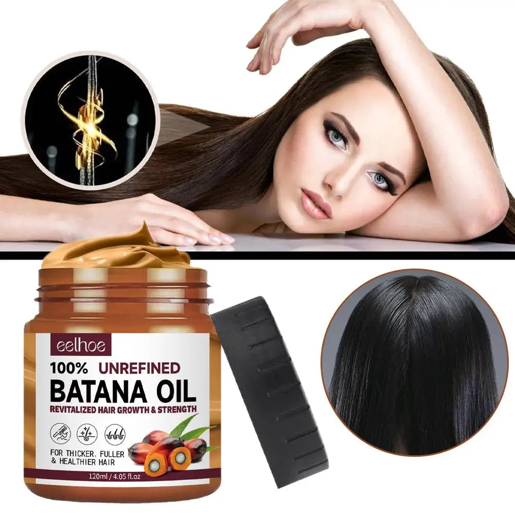 100% Pure Organic Batana Hair Growth Oil Mask