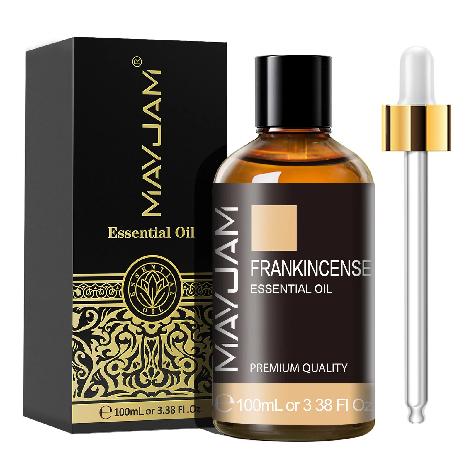 MAYJAM 100ML Essential Oil with Dropper – Sandalwood, Lavender, Eucalyptus, Vanilla