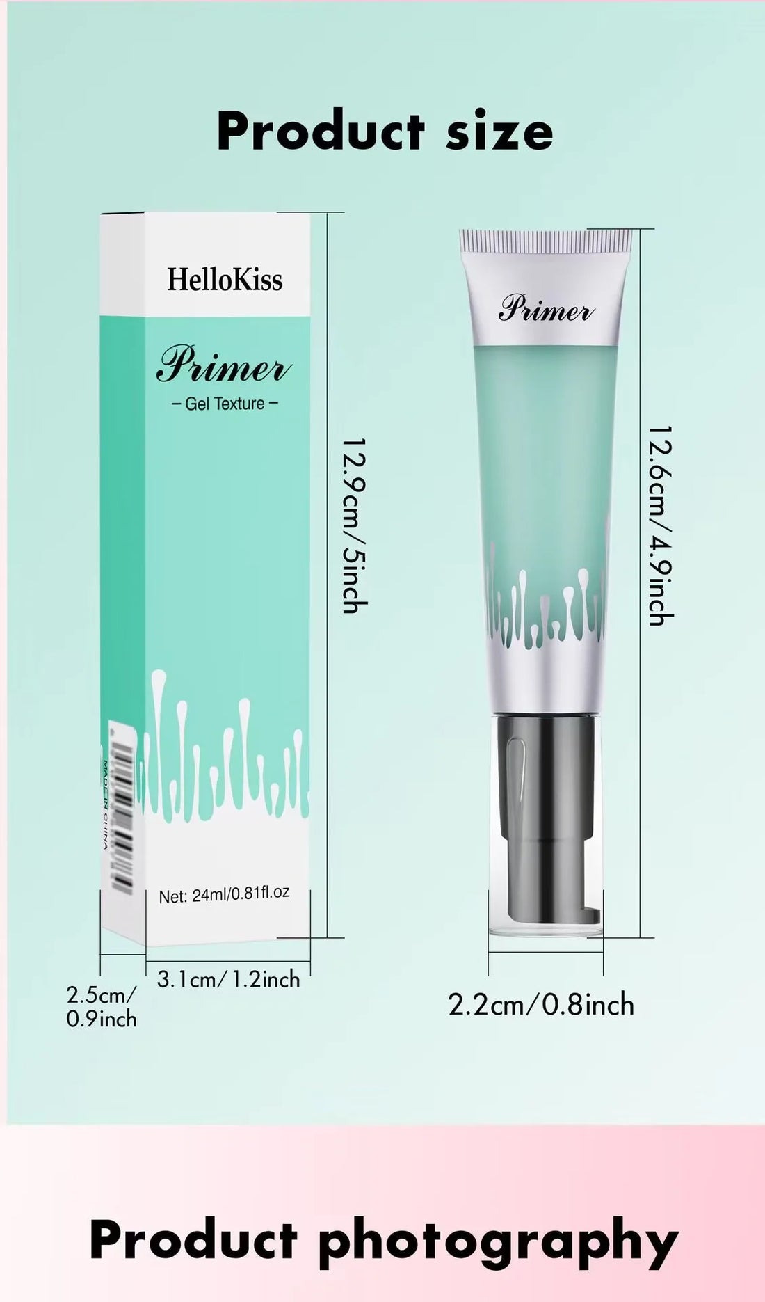 24ml Power Grip Primer – Hydrating Gel-Based Makeup Base