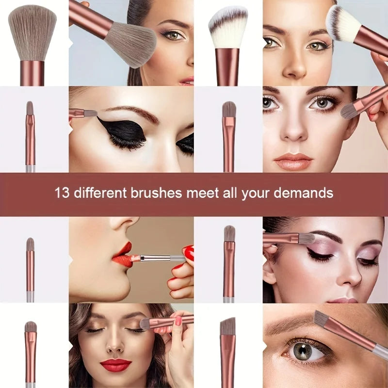 8–29Pcs Professional Makeup Brush Set for Women