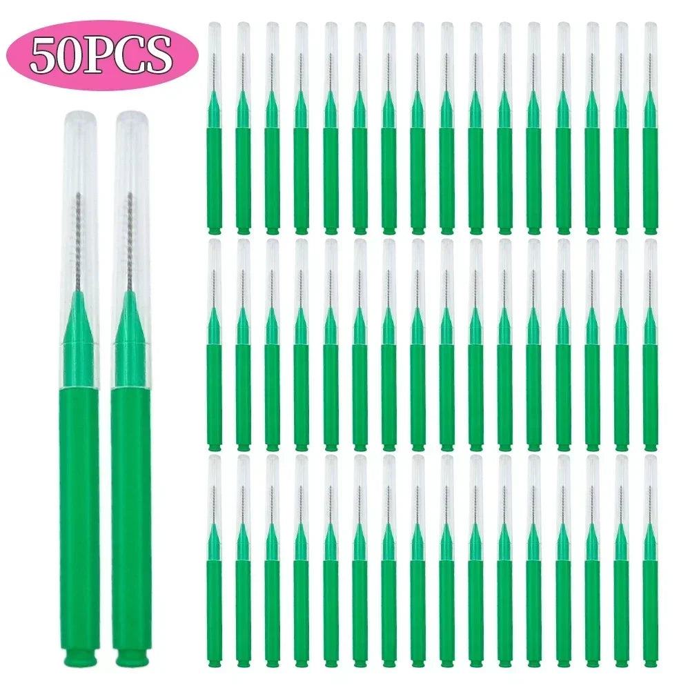 5/10/50pcs Mini Disposable Brow & Lash Brushes
