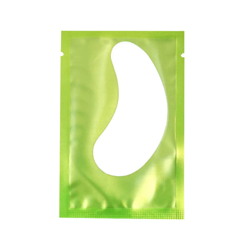 50 Pairs Hydrogel Under-Eye Pads for Eyelash Extensions – Lint-Free Patches