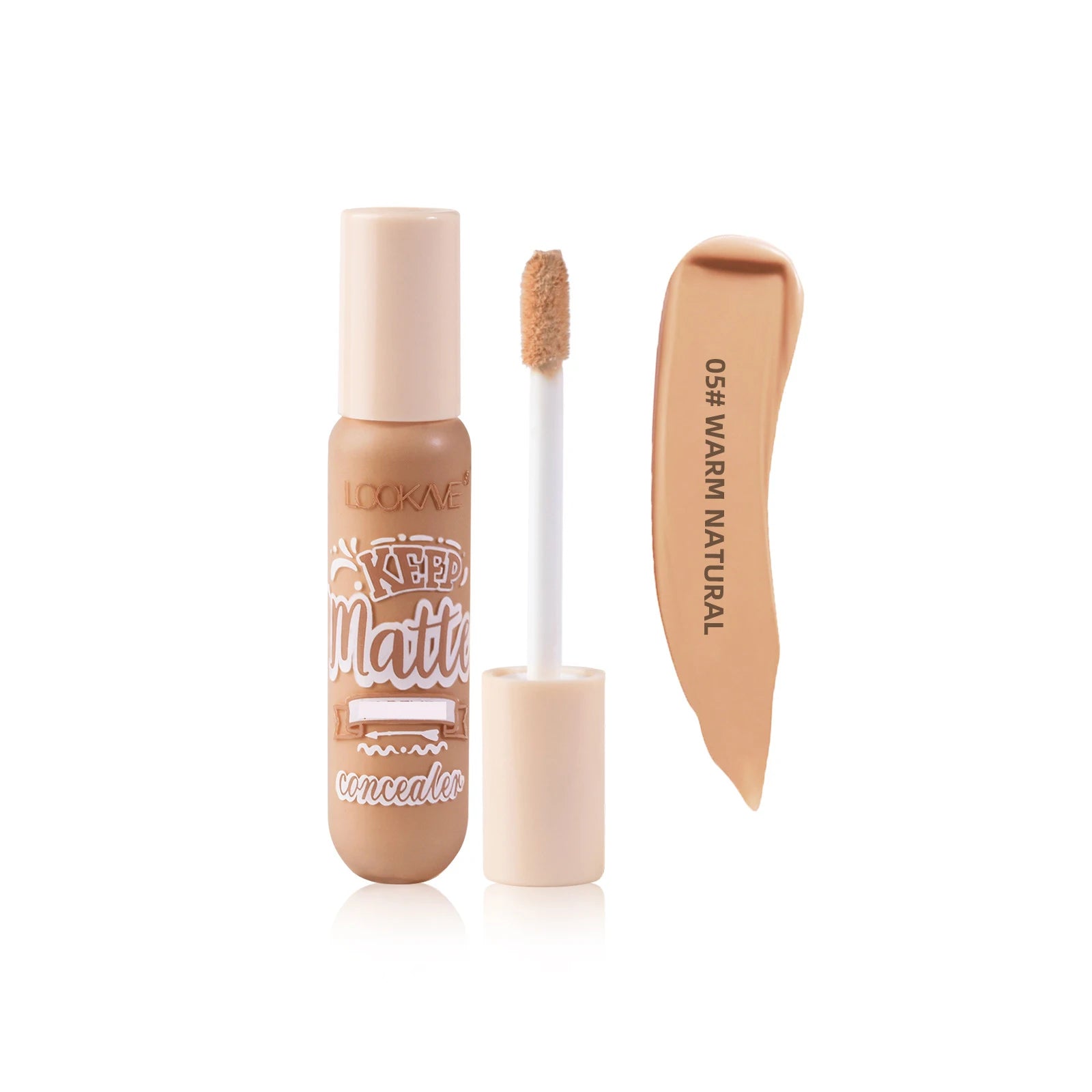6-Color Liquid Concealer Stick – Full Coverage & Matte Finish Foundation