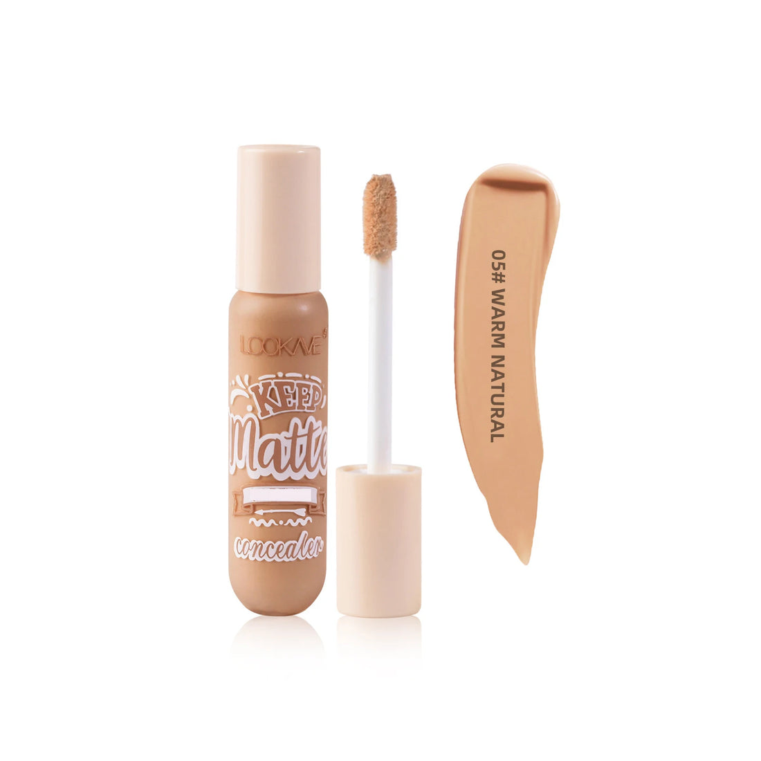 6-Color Liquid Concealer Stick – Full Coverage & Matte Finish Foundation
