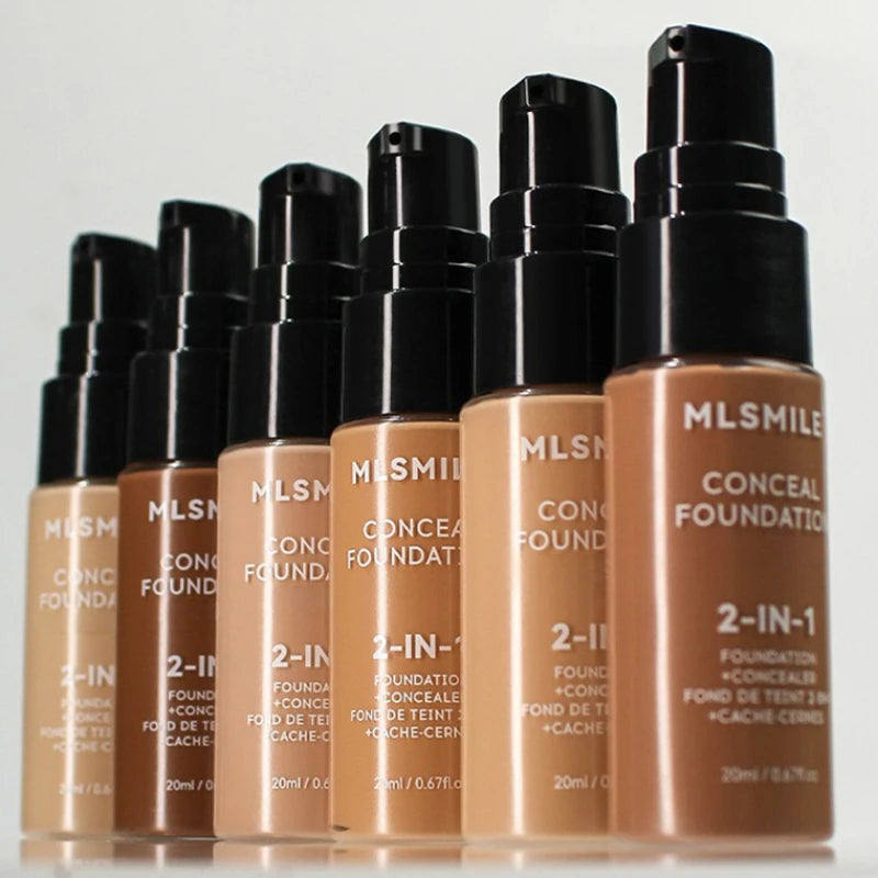 Matte Full Coverage Foundation Cream – Oil-Control, Waterproof & Long-Lasting