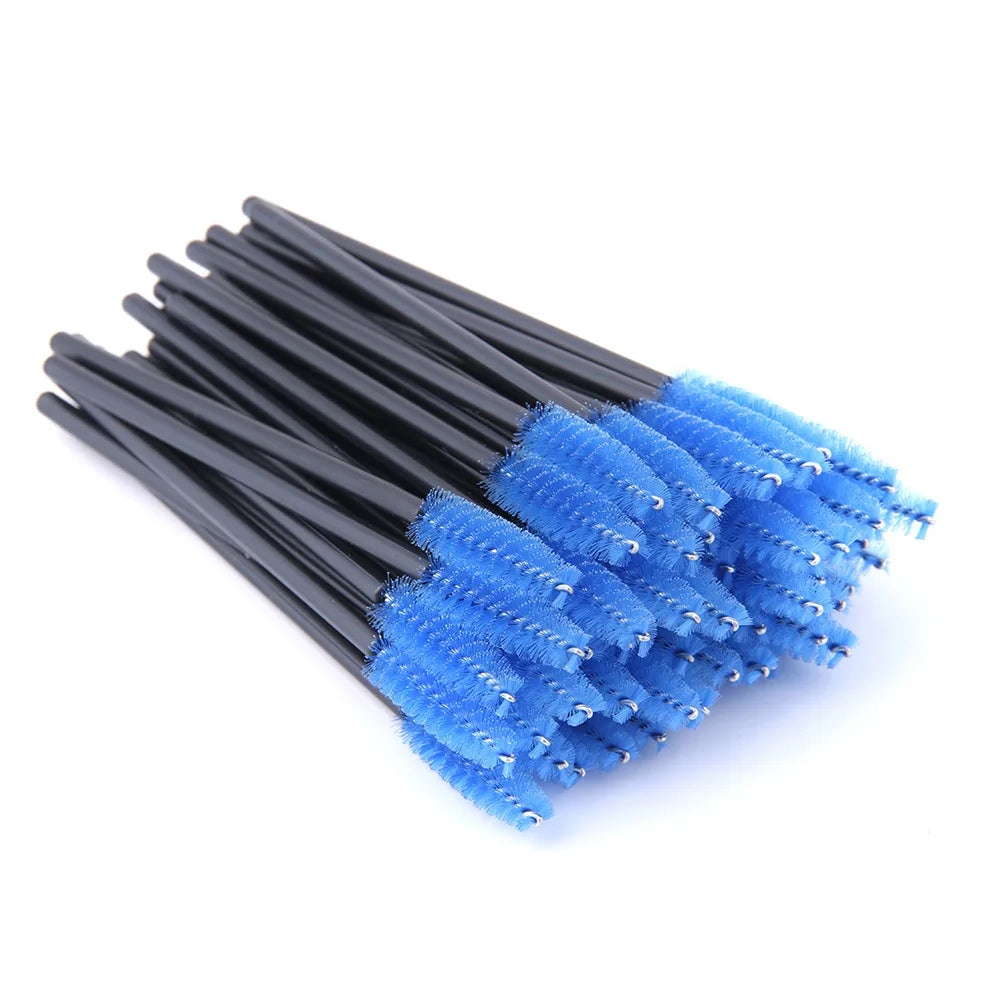 5/25/50pcs Crystal Eyelash Brush Applicators