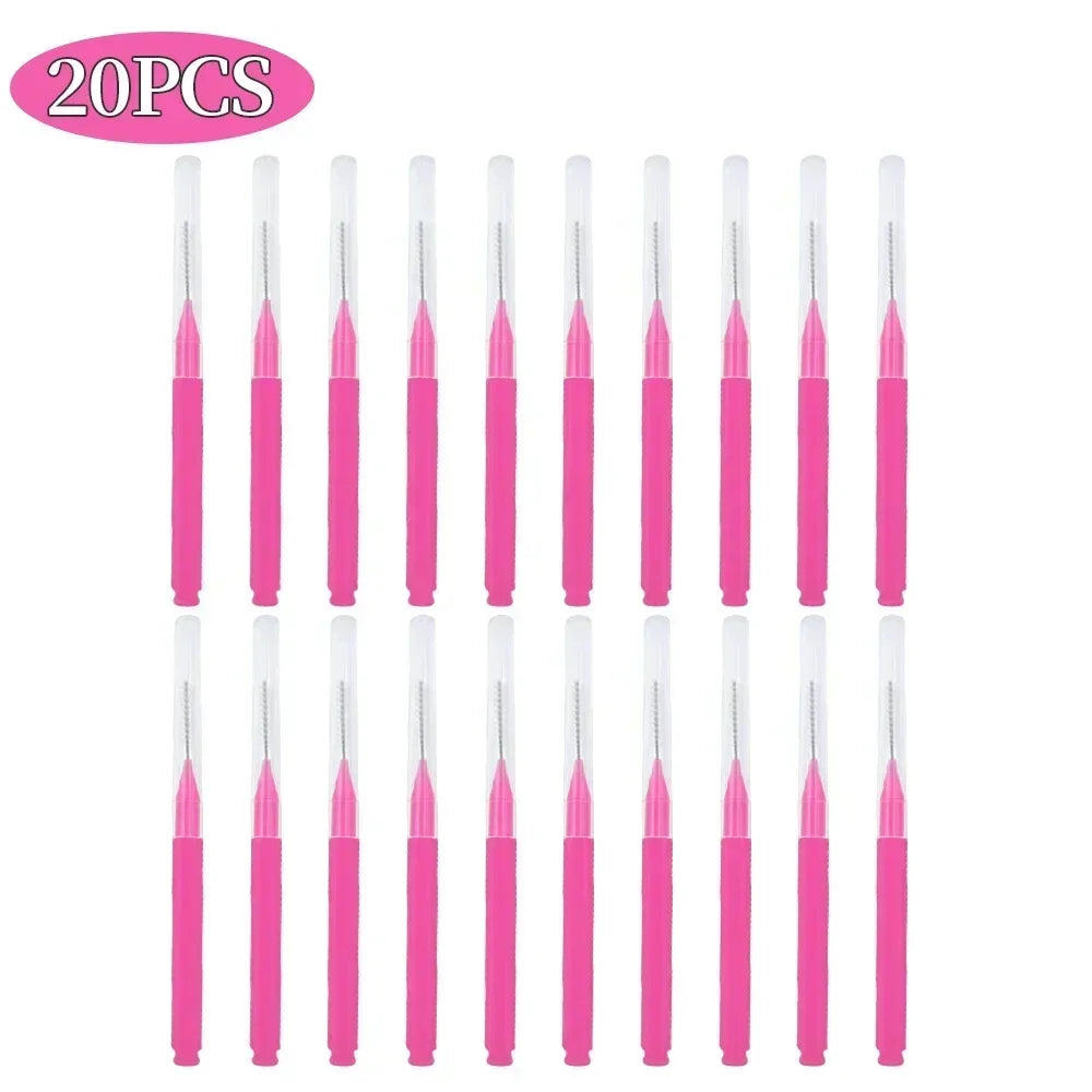 5/10/50pcs Mini Disposable Brow & Lash Brushes
