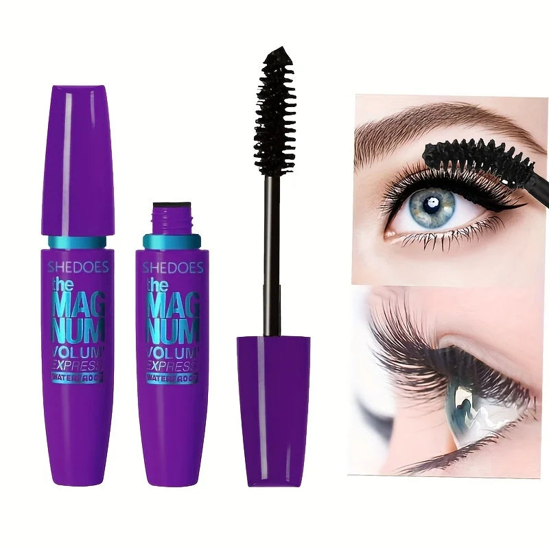 4D Black Mascara – Thickening, Lengthening & Waterproof Fiber Formula