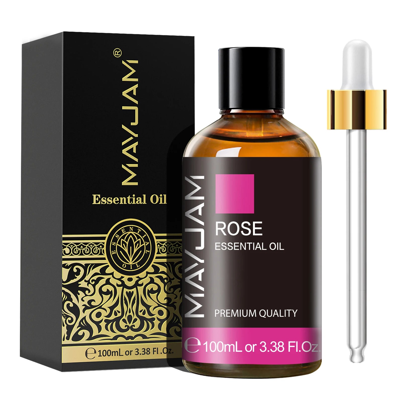 MAYJAM 100ML Essential Oil with Dropper – Sandalwood, Lavender, Eucalyptus, Vanilla