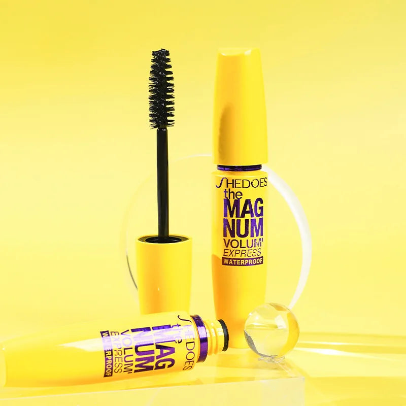 4D Black Mascara – Thickening, Lengthening & Waterproof Fiber Formula