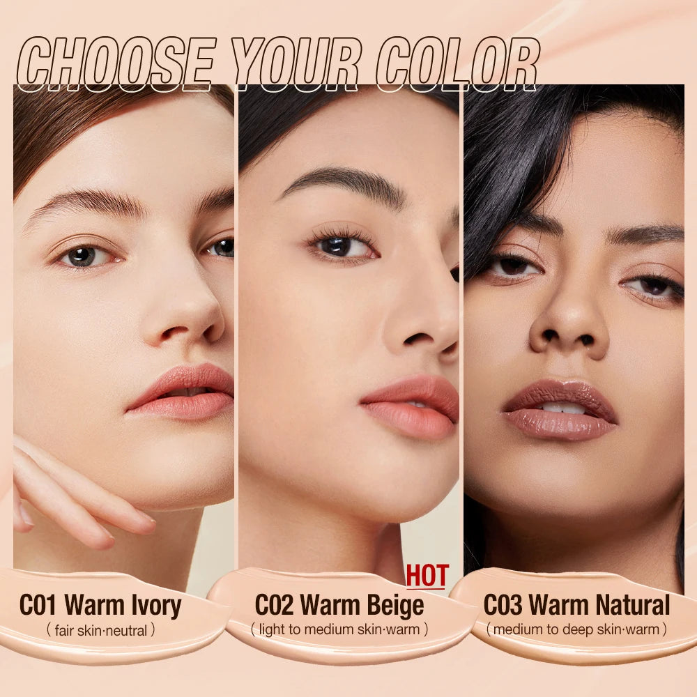 O.TWO.O High-Coverage Liquid Foundation – Waterproof & SPF