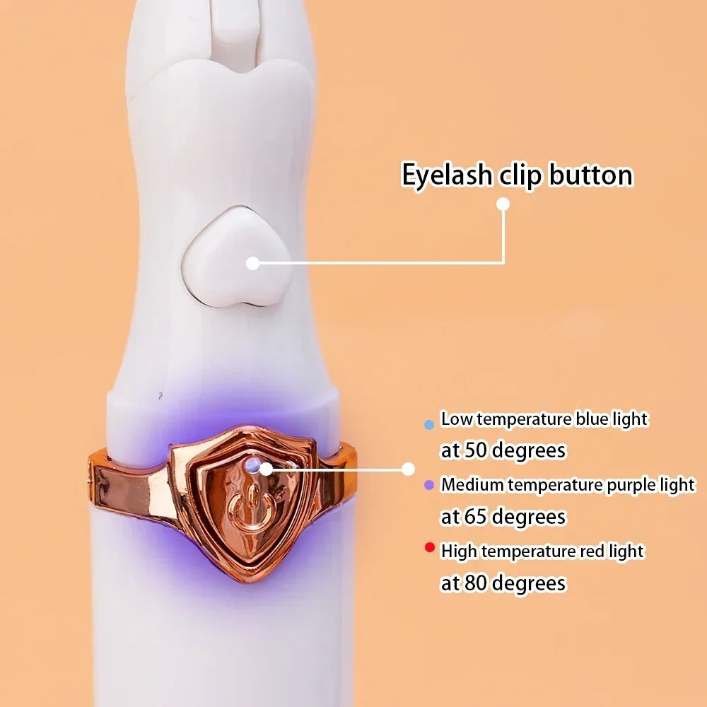 Electric Heated Eyelash Curler with Temp Control