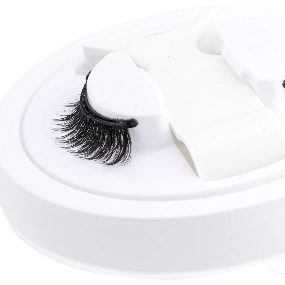 Magnetic Eyelashes & Tweezers Set – Fluffy Faux Mink, Reusable Pair