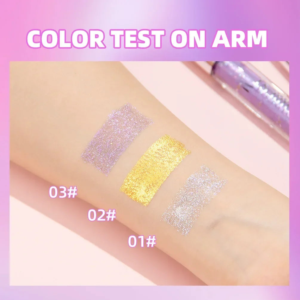 Diamond Purple Glitter Mascara – Shimmer, Curling & Long-Lasting