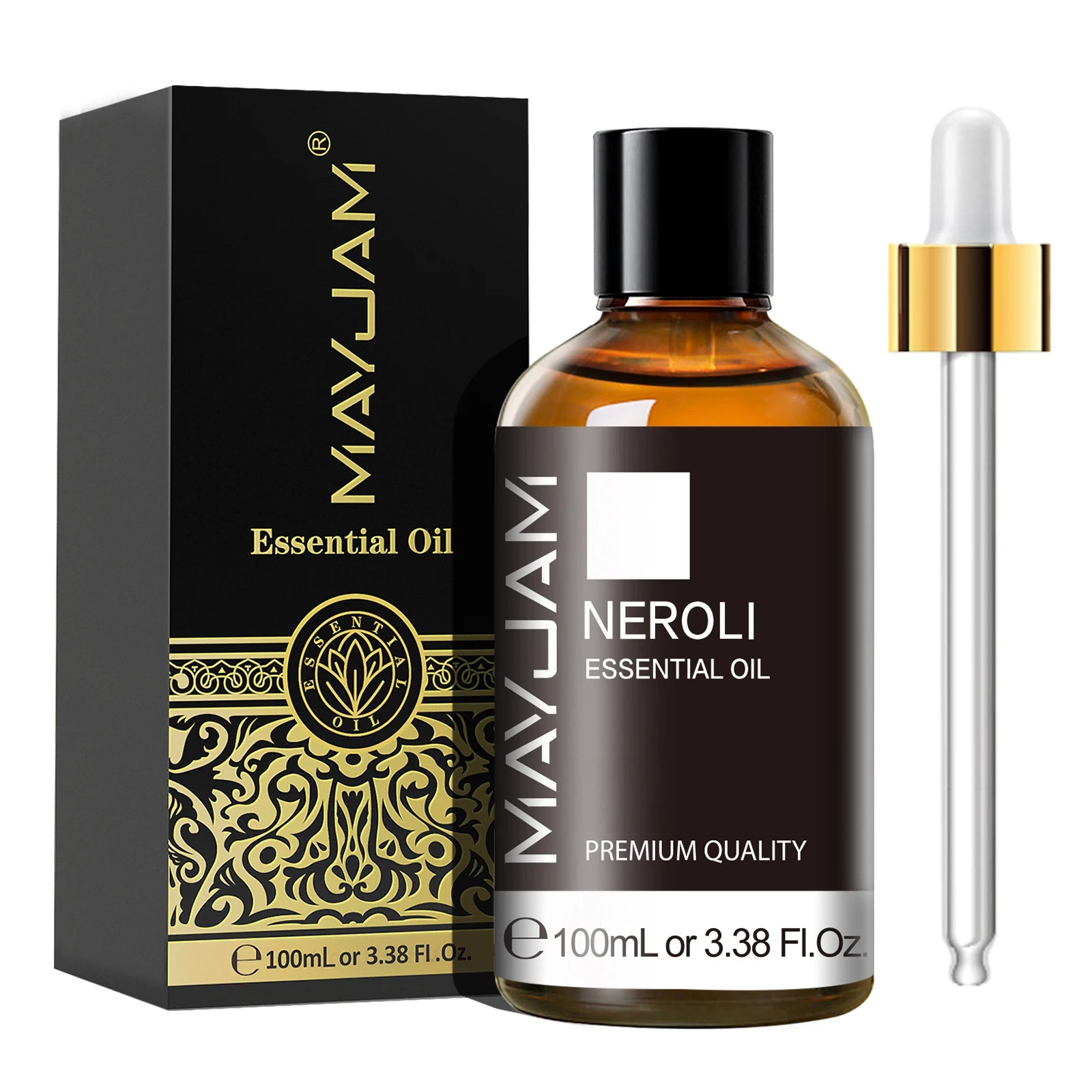 MAYJAM 100ML Essential Oil with Dropper – Sandalwood, Lavender, Eucalyptus, Vanilla