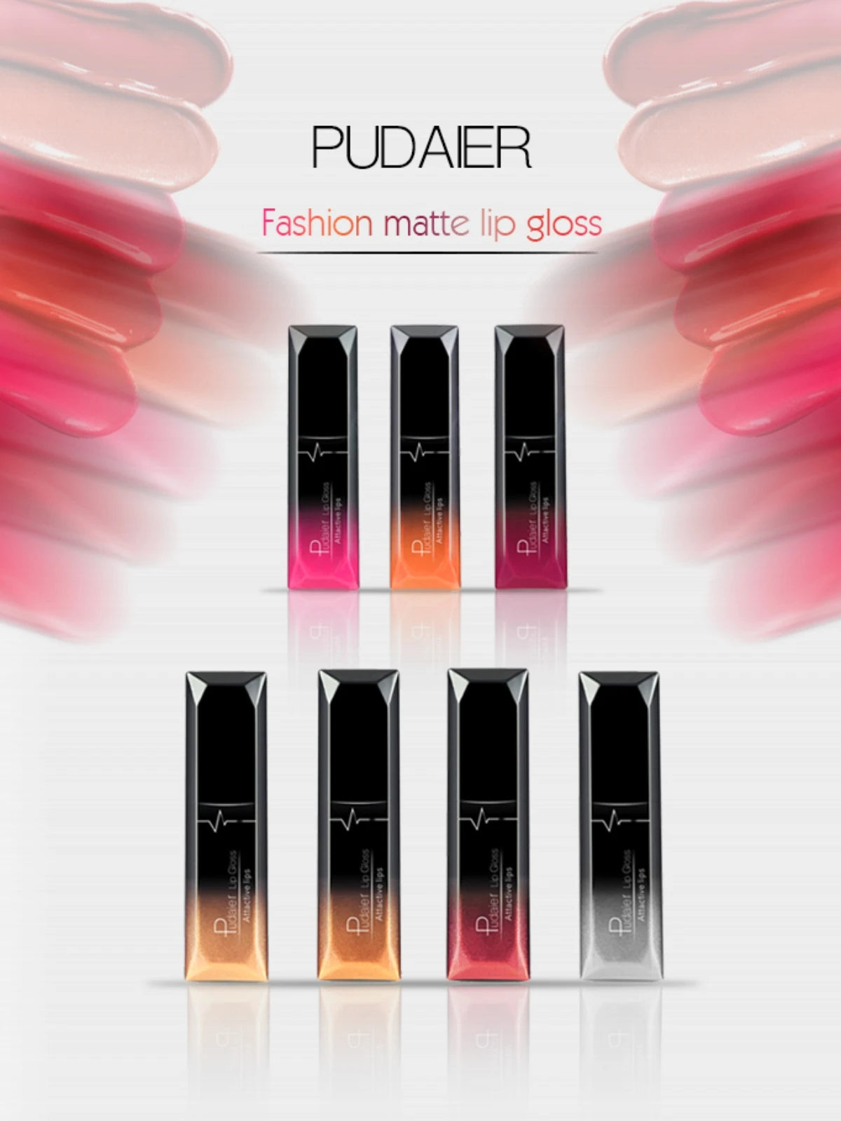 17-Color Matte Liquid Lipstick Set – Long Lasting