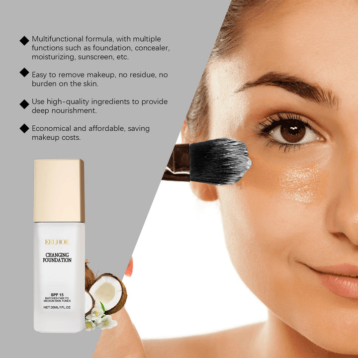 Full Coverage Matte Liquid Foundation – SPF15