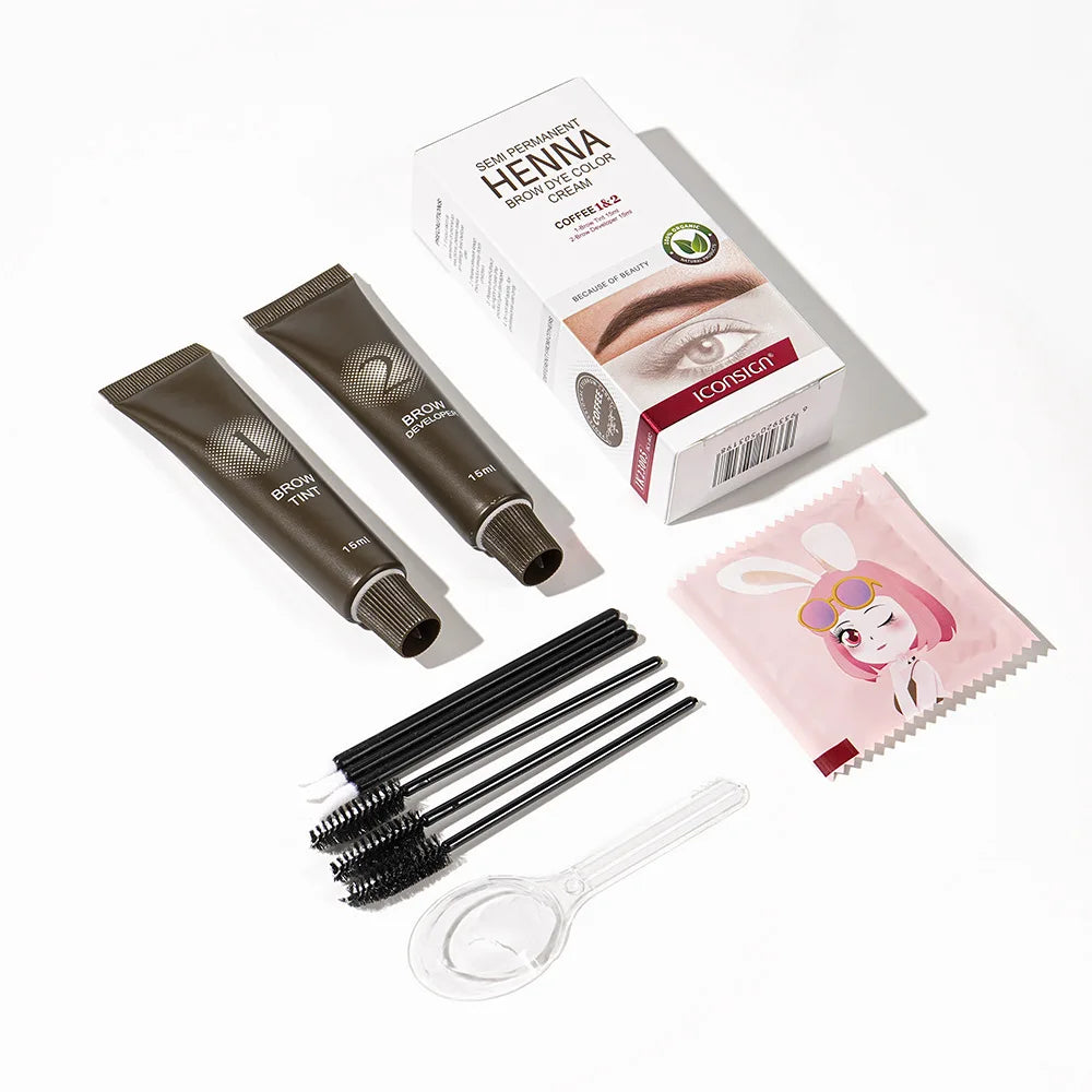 Waterproof Eyelash & Eyebrow Tint Dye Kit