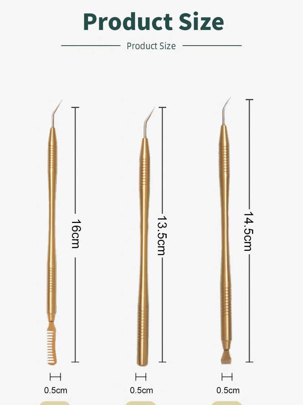 Stainless Steel Lash Lift Perming Stick & Comb