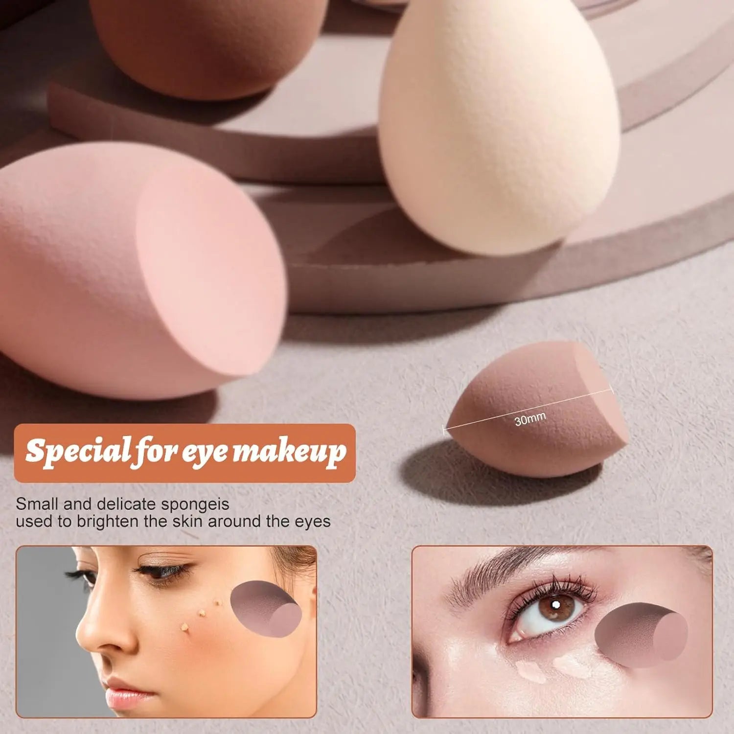 8–29Pcs Professional Makeup Brush Set for Women