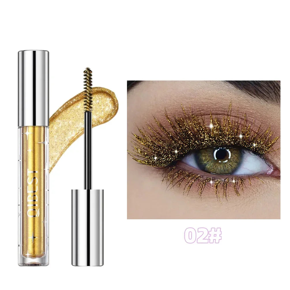 Diamond Purple Glitter Mascara – Shimmer, Curling & Long-Lasting