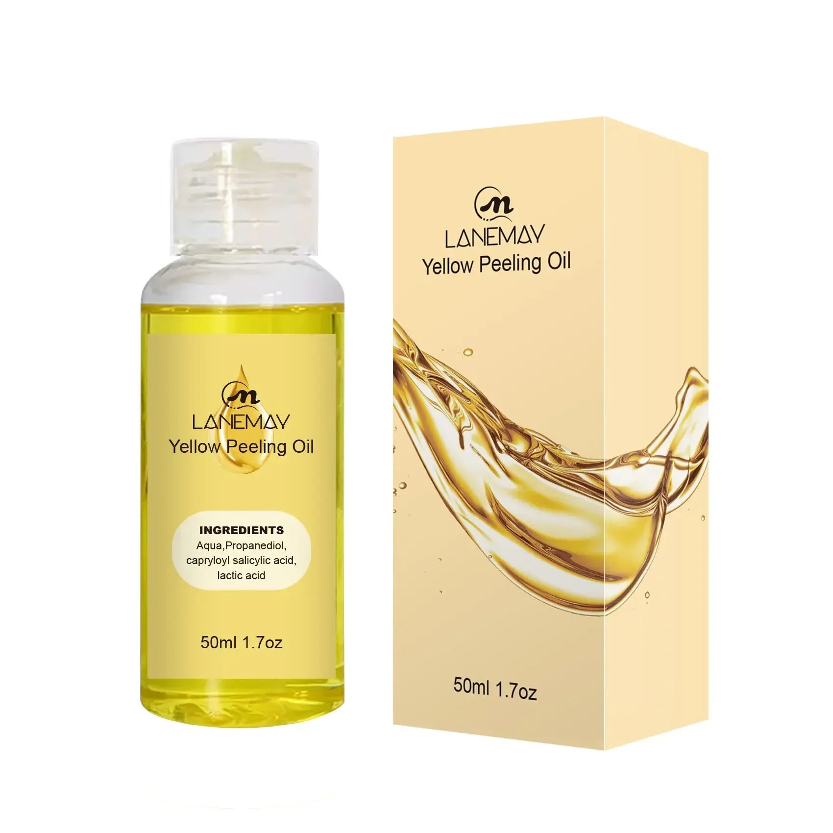 Organic Yellow Peeling Oil – Fast Whitening Exfoliant