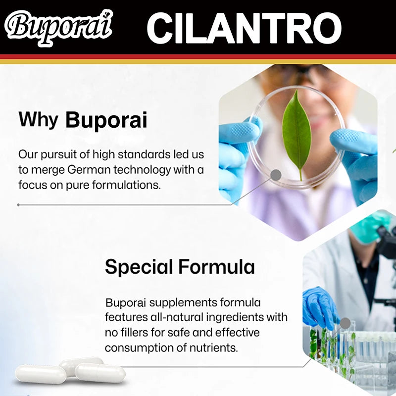 Cilantro Detox Supplement – Antioxidant-Rich Cleanser