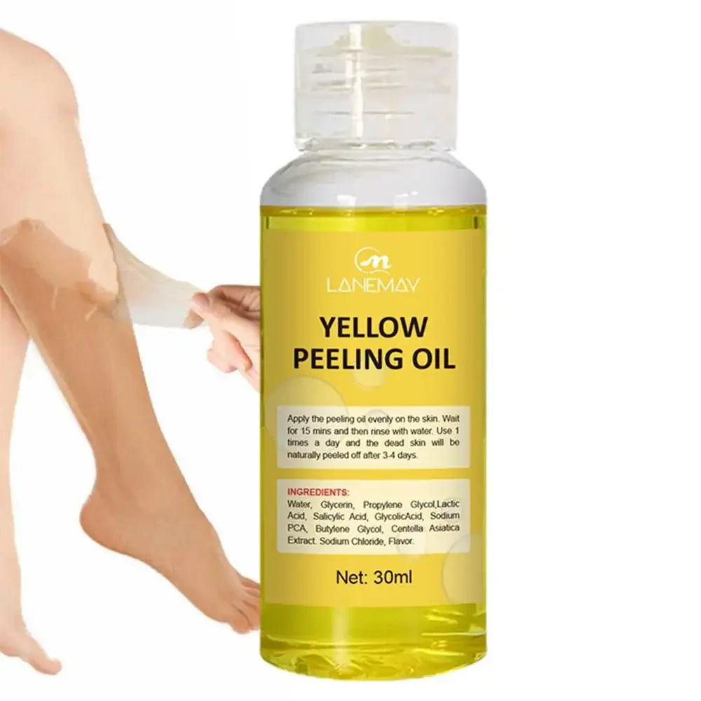 Organic Yellow Peeling Oil – Fast Whitening Exfoliant