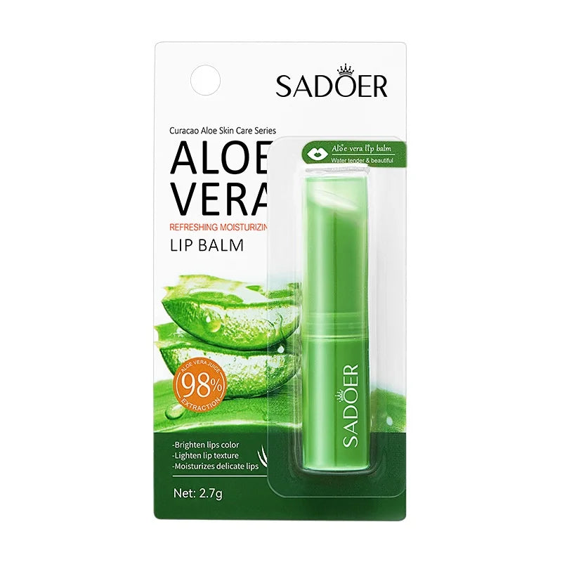 SADOER Lip Balm – Aloe, Coconut & Vitamin C Moisturizing Stick 2.7g