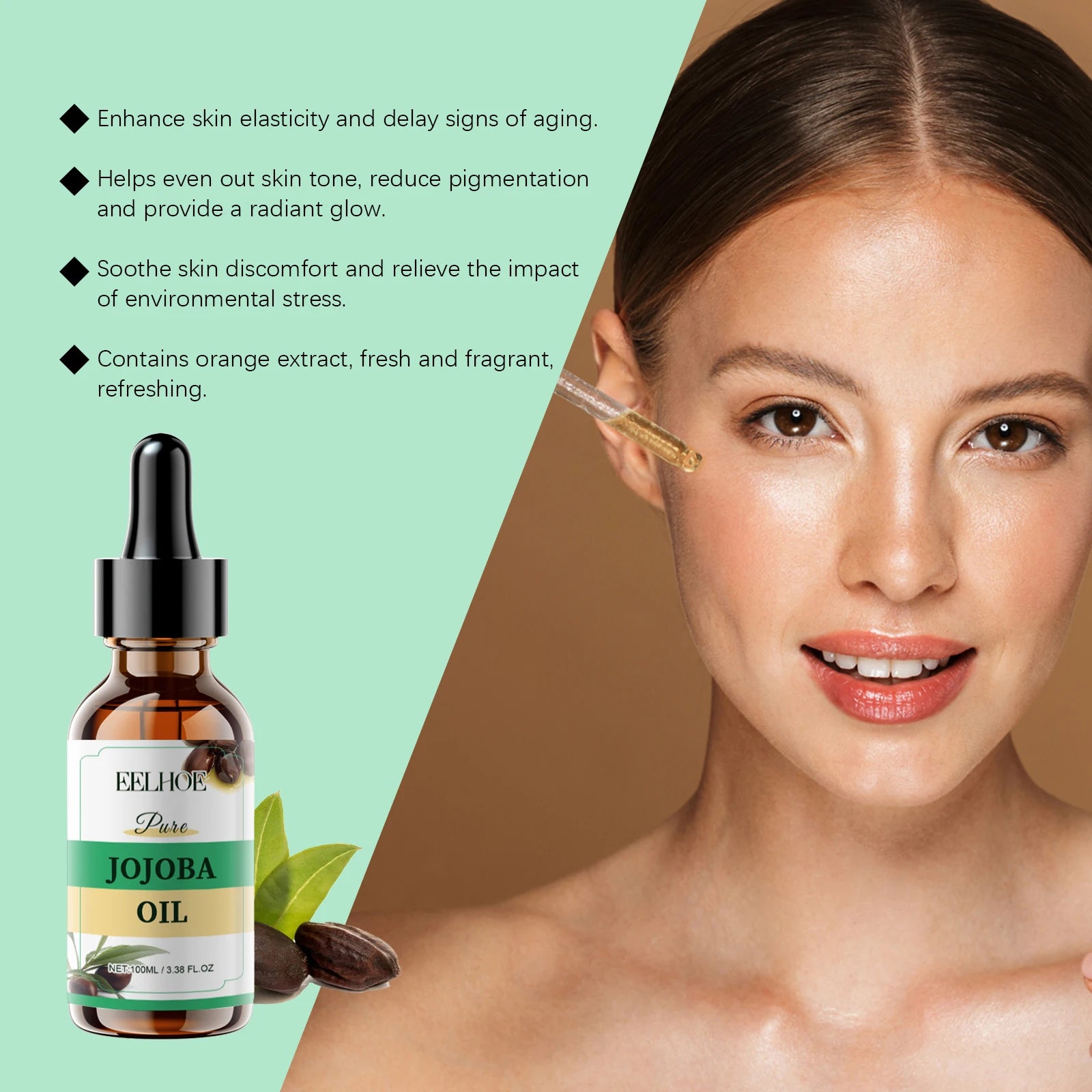 Natural Organic Jojoba Facial Oil – Moisturizing & Anti-Aging