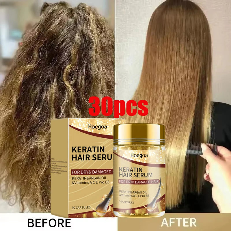 Magic Keratin Hair Vitamin Capsules – Deep Moisture & Repair