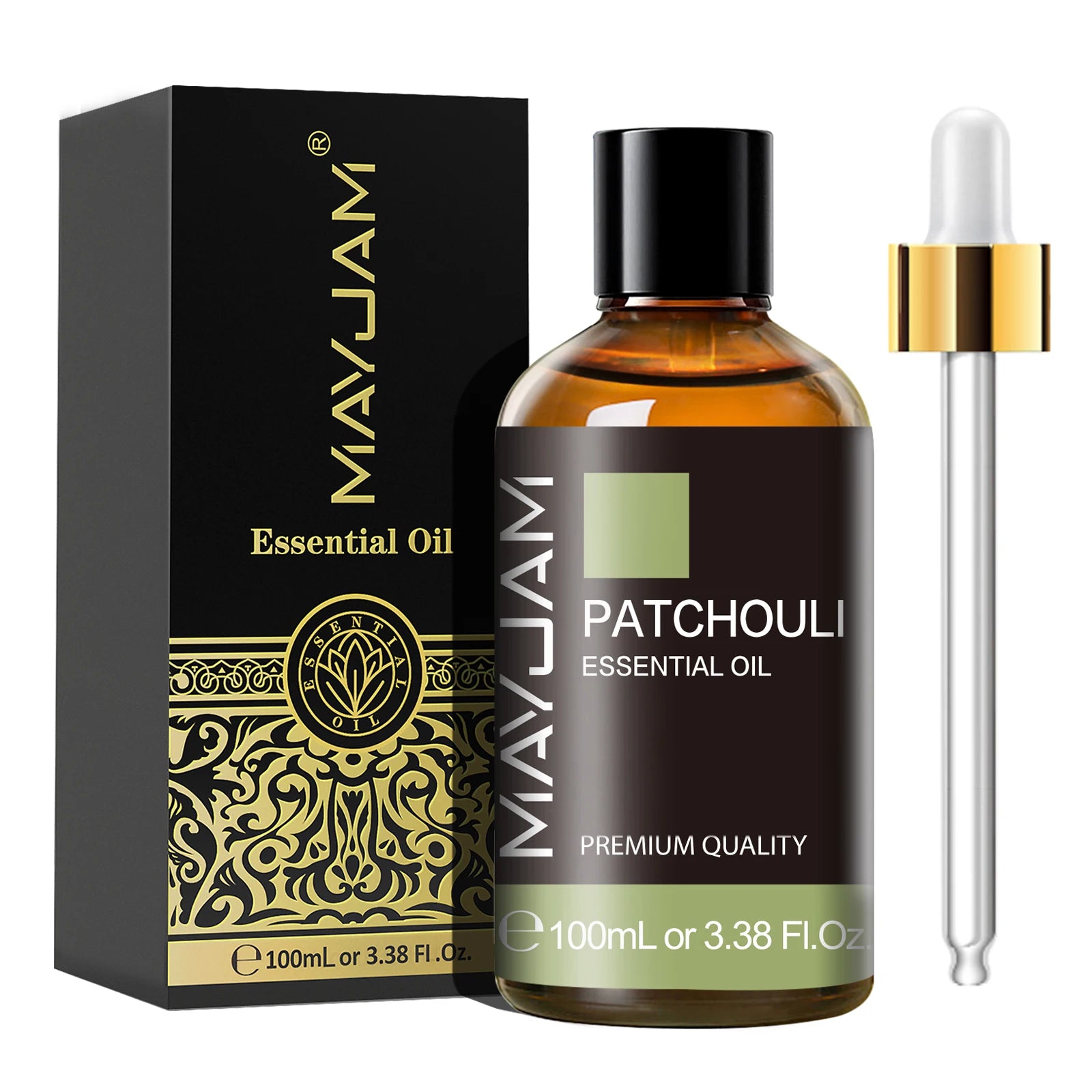 MAYJAM 100ML Essential Oil with Dropper – Sandalwood, Lavender, Eucalyptus, Vanilla