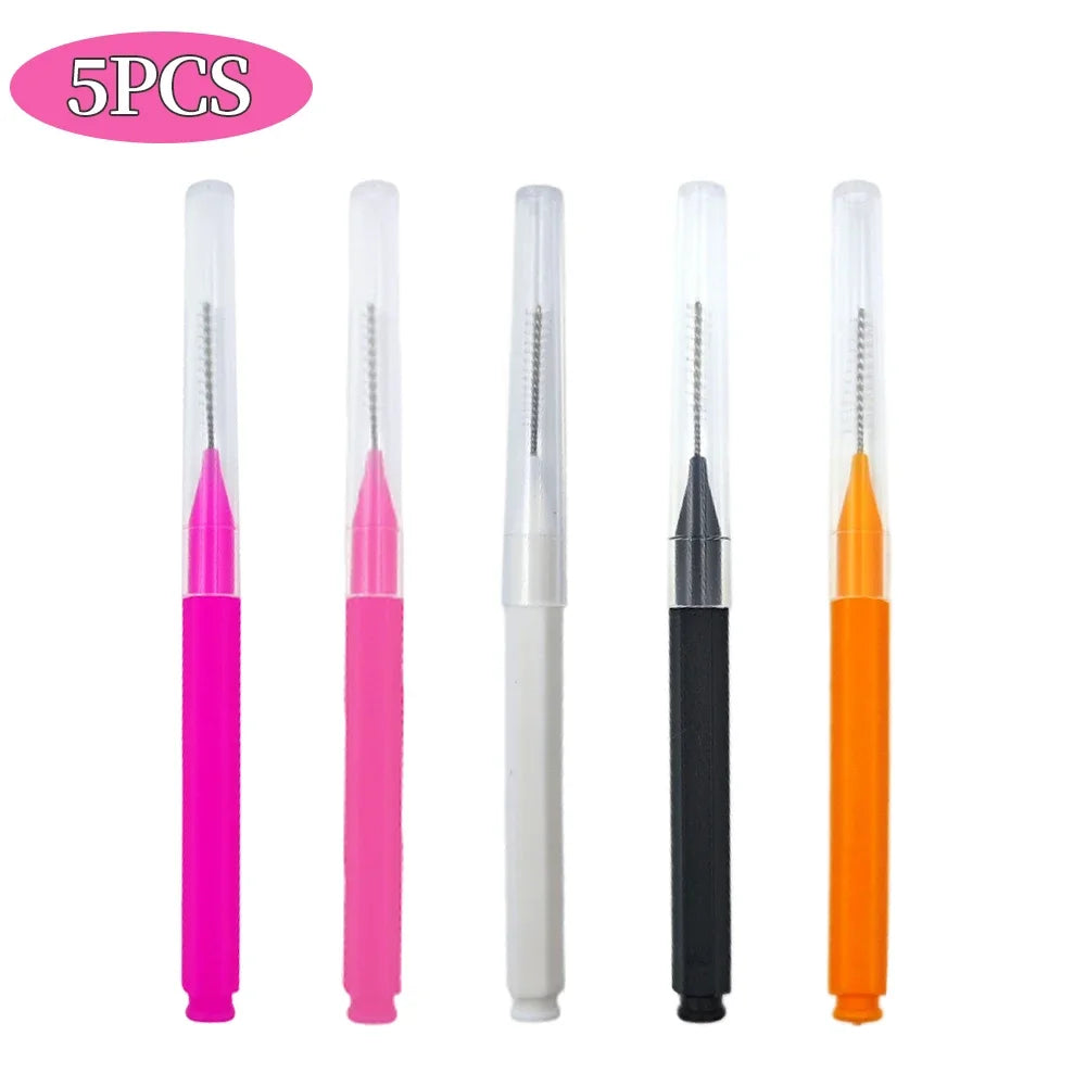 5/10/50pcs Mini Disposable Brow & Lash Brushes