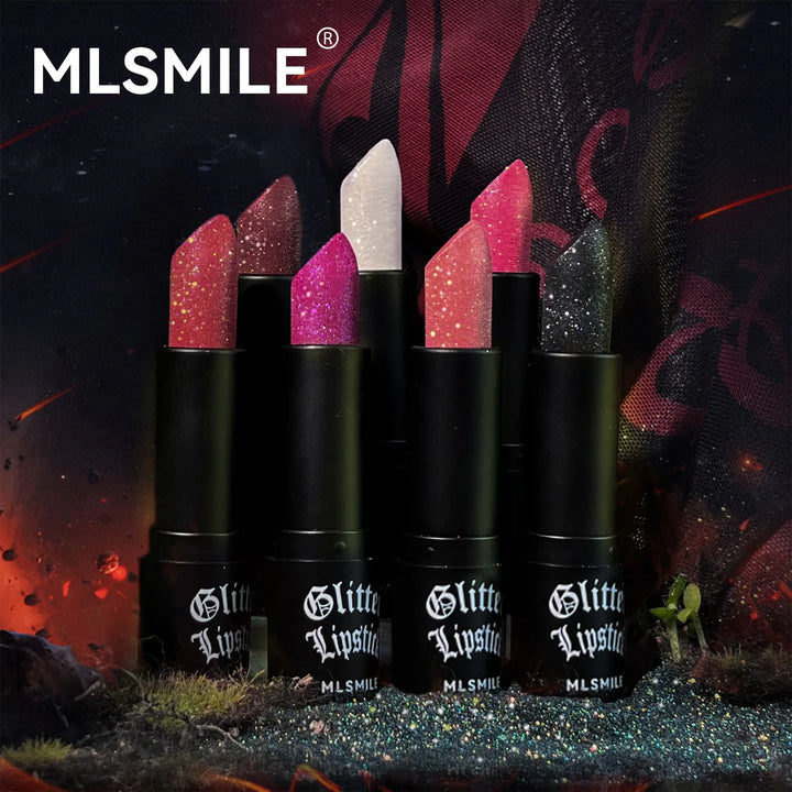 7-Color Glitter Waterproof Metallic Lipstick