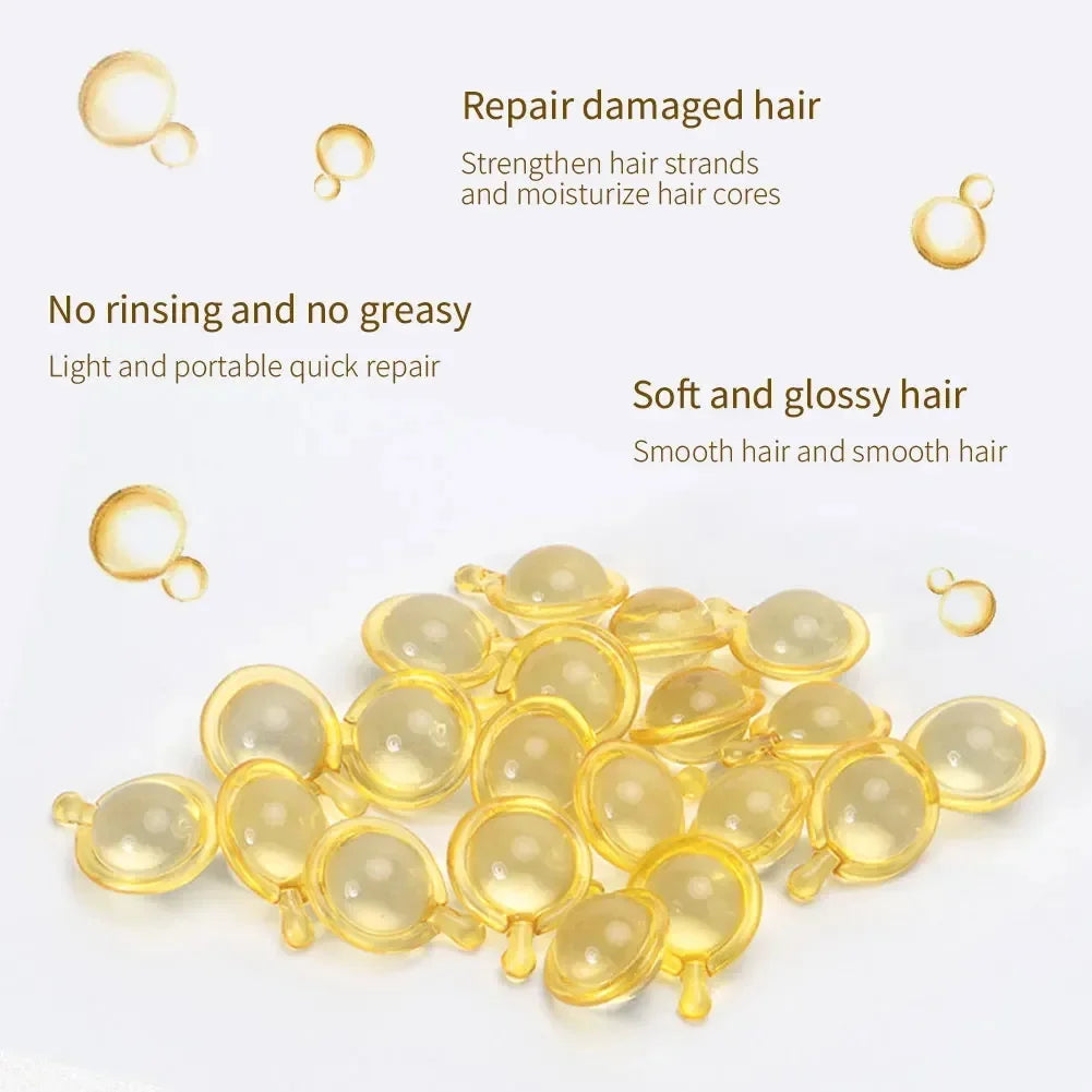Magic Keratin Hair Vitamin Capsules – Deep Moisture & Repair